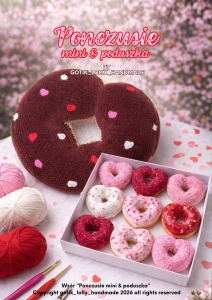Wzór Pączusie mini & poduszka